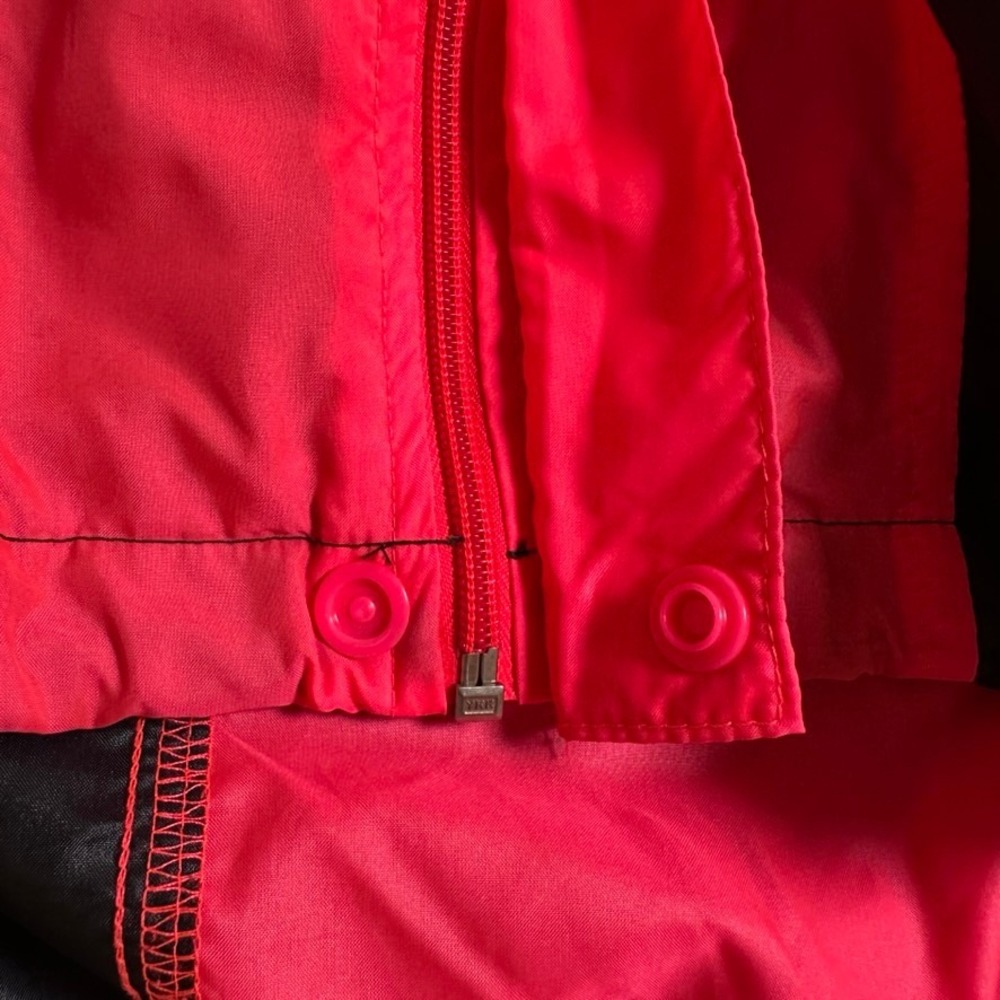 Vintage Nike Windbreaker Jacket XL Red Black Purple Colorblock 90s Nylon S10611 - Picture 5 of 13